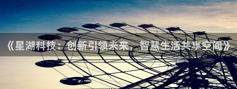 《星湖科技：创新引领未来，智慧生活共享空间》